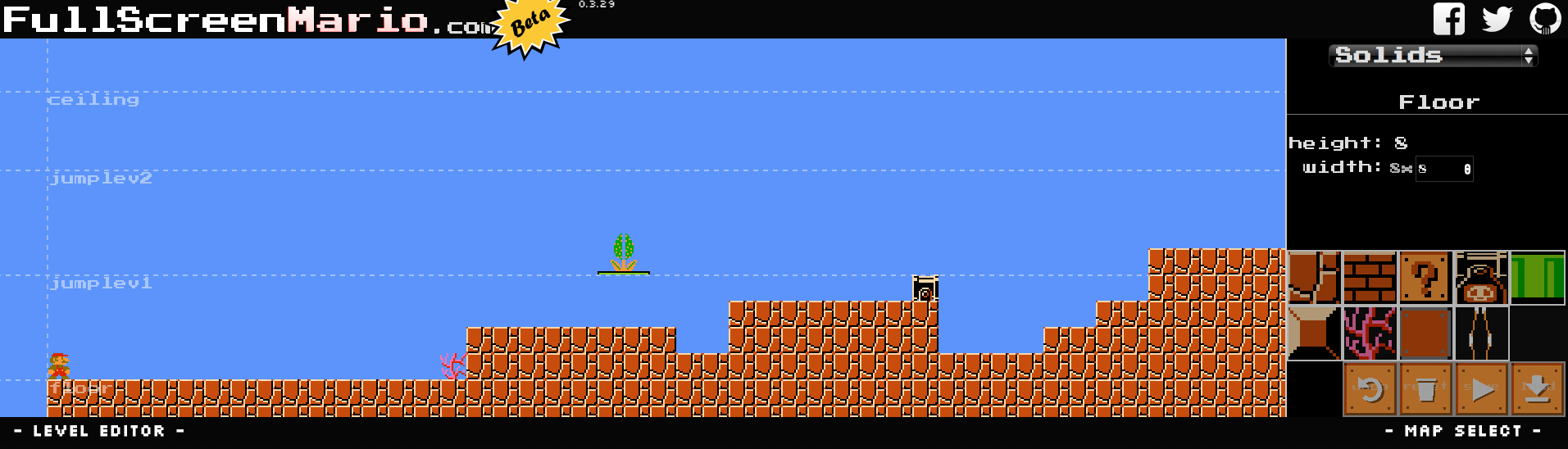 Full Screen Mario